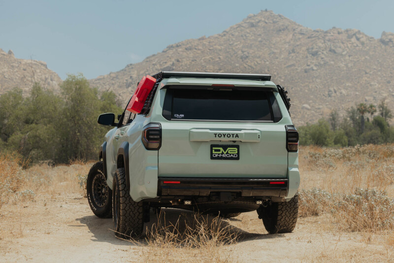 Toyota 4Runner Exterior Window Molle - Driver Side - DV8 Offroad - For DV8 Roof Rack - Black Powder Coated - `25-`26